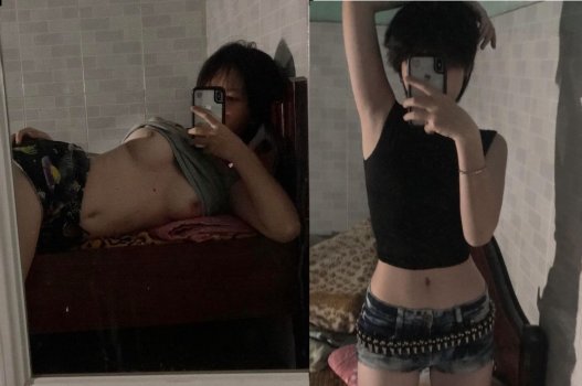 Clip sex lén lút với em gái tóc ngắn